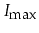 $I_{\mbox{\footnotesize max}}$