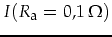 $I(R_{\mbox{\footnotesize a}}=0,1\,\Omega)$