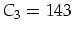 $C_3=143$