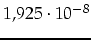 $1,925\cdot 10^{-8}$