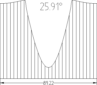 \includegraphics[angle=0]{zeichnungen/abwicklung28-28mit25grad}